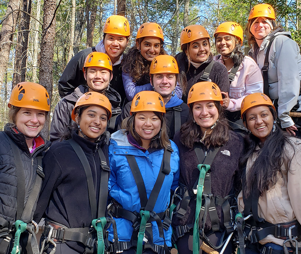 Participants of Grand Challenges during a retreat.